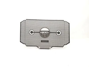 BLACK STAINLESS STEEL RADIATOR GRILLE GUARD COVER PROTECTOR FOR KAWASAKI Z900RS - Picture 1 of 9