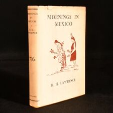 1927 Mornings in Mexico D H Lawrence First Edition Dust Wrapper