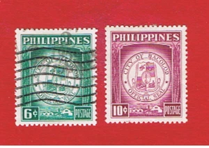 Philippines #656-657  VF  used  Bacolod   Free S/H - Picture 1 of 1