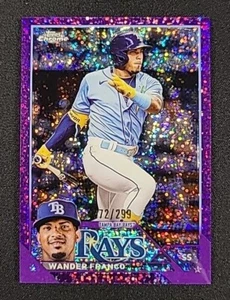 Tarjeta Wander Franco 2023 Topps Cromo #/299 REFRACTOR DE MANCHAS PÚRPURA #71  - Imagen 1 de 5