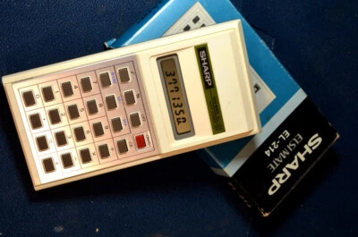 SHARP Elsi Mate EL-214 vintage avec boite d'origine - Photo 1/3