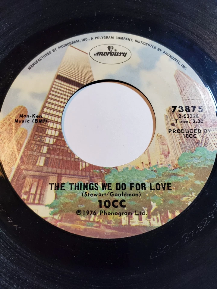 10CC "The Things We Do For Love" & "Hot To Trot" VG F99 - Image 1 of 1