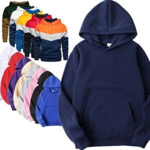 iiniim Men's Hoodie Sweatshirt Casual Fleece Lined Drawstring Hooded Pullover - Picture 1 of 54