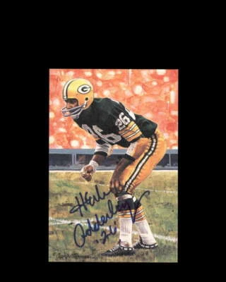 Herb Adderley PSA DNA Coa Signed Goal Line Art Card GLAC Autograph - Image 1 of 3