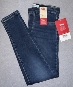 Levi's Girls Pull-On Super Skinny Jeggings Size 10 Stretch NWT Levis - Picture 1 of 9