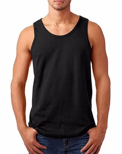 Camiseta sin mangas en blanco Gildan 5200 para hombre 100 % pesada algodón liso sin mangas - Imagen 1 de 3