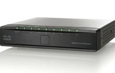 Cisco Small Business Model SD2008 8-port 10/100/1000 Gigabit Switch New - Image 1 of 4