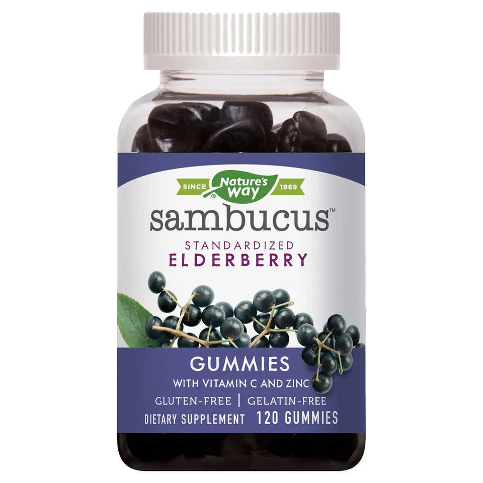 Nature's Way Sambucus Elderberry Immune Support Gummies - 120 Count (1398241)