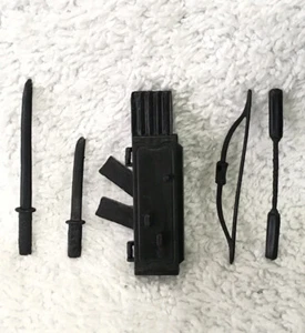 GI Joe Black Major Custom Cobra Repro Storm Shadow Weapons Backpack Sword Ninja - Picture 1 of 2