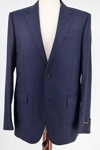 ERMENEGILDO ZEGNA Exclusive Italian Suit Slim Custom-Fit US 38R Navyl Wool 15 mm - Picture 1 of 17