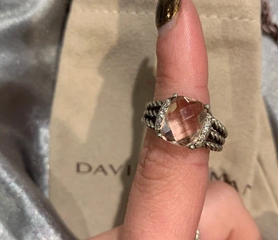 Auténtico Anillo Pequeño Wheaton Morganita Talla 6 Foto 1 de 4