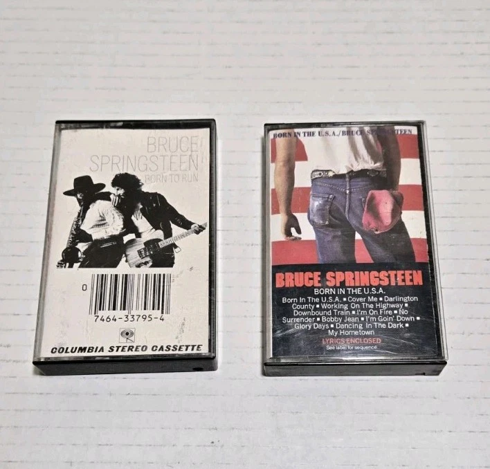 Lot Of 2 Bruce Springsteen - Born to Run & Born In The USA Cassette Tapes - Image 1 of 1