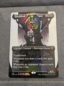 MTG - Sheoldred, The Apocalypse, Step & Compleat foil 436 - Dominaria United  NM - Picture 1 of 13