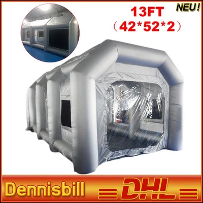 Cabina de pintura inflable tienda tienda de campaña tienda de aire cabina de pintura pulverizador tienda cabina de pulverización DE - Imagen 1 de 4