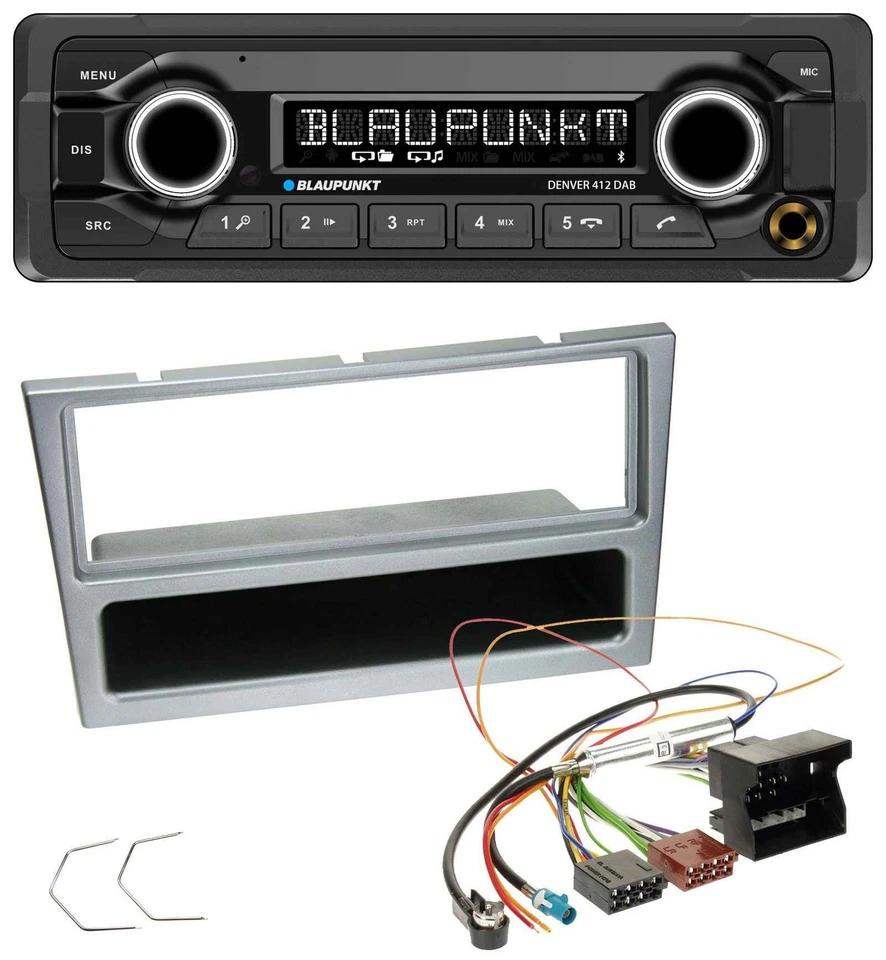 Blaupunkt Bluetooth DAB MP3 USB Autoradio für Opel Combo C Corsa C Tigra Meriva - Bild 1 von 4