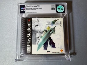 Final Fantasy VII 7 Black Label PlayStation PS1 Complete Wata 9.4 - Picture 1 of 2