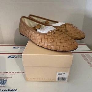 Loeffler Randall Leonis Women's Size 9.5 Light Tan Leather Flats - Picture 1 of 4