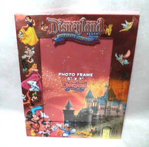 Disneyland Resort Picture Frame 5" x 7" Disney Castle Mickey Minnie Mouse Easel - Picture 1 of 9