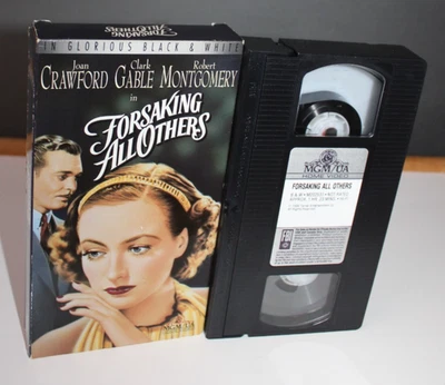 Forsaking All Others VHS Movie Joan Crawford Clark Gable - Image 1 of 4