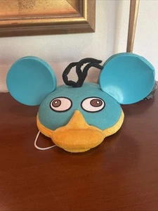 VINTAGE Disney Parks Phineas & Ferb PERRY THE PLATYPUS Mickey Ears Cap Hat - Picture 1 of 5