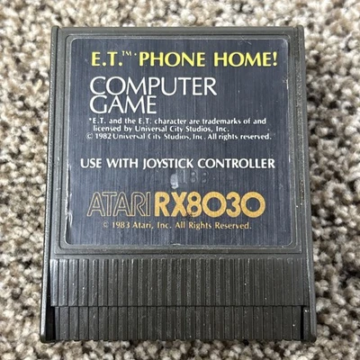 E.T. Phone Home (1983) per Atari 400 800 XL XE -- Cartuccia gioco computer RX8030 - Immagine 1 di 3