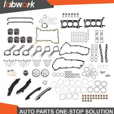 Kit de revisión de reconstrucción de motor de laboratorio con varillas de distribución para Jeep Grand Cherokee 3.0T Foto 1 de 4