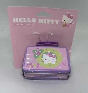 Hello Kitty Small Mini Metal Lunch Box Stuffer 2012 Christmas Kurt Adler Sanrio - Picture 1 of 4