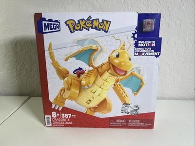 Pokemon Dragonite Mega Bloks Construx Construir Con Movimiento Set HKT25 387 piezas Nuevo Foto 1 de 4