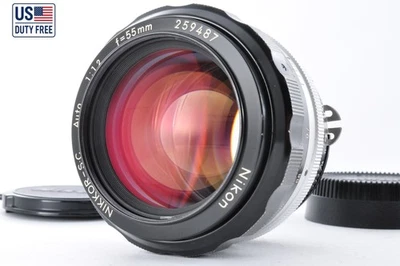 Lente Nikon Ai convertida NIKKOR S.C automática 55 mm f/1,2 Japón #270 libre de impuestos Exc+5 Foto 1 de 4