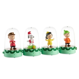 Hallmark 2025 Snoopy Peanuts Navidad Happy Tappers Juego de 4 NUEVO - Imagen 1 de 2