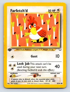 Farfetch'd - 43/64 1st Edition Common Neo Revelation - MP Pokemon TCG - Picture 1 of 2