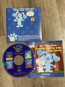 Vintage Y2K Blue's Clues Sample Demo CD-ROM Collectible (PC, 2001) RARE W/ Book - Picture 1 of 8