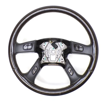 Chevrolet GMC 03-06 Tahoe Suburban Yukon Escalade  Steering Wheel Black Leather — 第 1/4 张图片