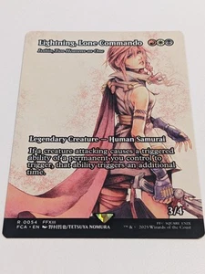Lightning, Lone Commando - Isshin, Two Heavens as One: Final Fantasy MTG (NM) - Picture 1 of 2