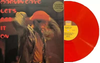 MARVIN GAYE LP Let's Get It On RED VINYL Limited Edition NEW & SEALED with Skr. - Image 1 of 4