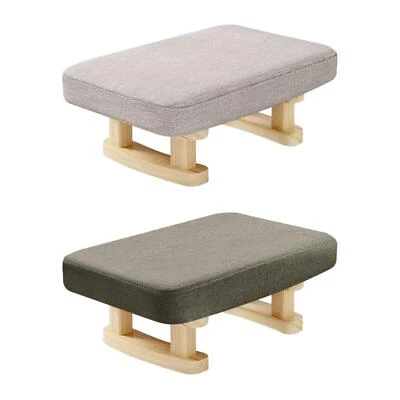 Padded Foot Stool Breathable Sofa Footrest for Bedroom Living Room Couch - Image 1 of 2