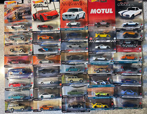Lot Of 40 Hot Wheels Premium Car Culture Nissan Chevy Datsun Ford Toyota & More