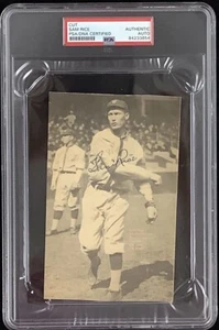 Sam Rice Signed Photo Baseball 7x10 Slab HOF Wash Senators Autograph PSA/DNA - Picture 1 of 5