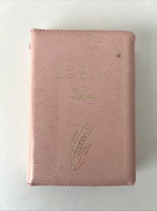 La Bible Du Semeur Kunstleder Reißverschluss Französisch Francais Rosa - Bild 1 von 14
