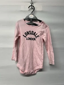 Babies Lonsdale Pink Baby Grow Size 12-18 Months Brand New - Picture 1 of 3