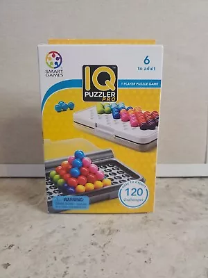 SmartGames IQ Puzzler Pro With 120 Challenges Compact 3D Puzzle Board Game NEW - Image 1 of 4
