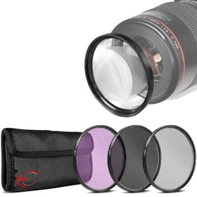52mm Filter Kit UV CPL FLD for Canon 40mm f/2.8 and Canon 24mm f/2.8 STM Lenses - Image 1 of 2