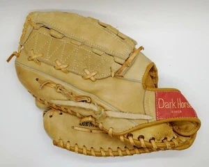 Vintage Dark Horse Lefty LHT Baseball Glove Mitt 12" Very Good Condition - Picture 1 of 9
