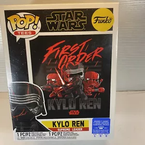Funko Pop Star Wars KYLO REN First Order T-shirt Large With Figure Target Excl - Picture 1 of 7