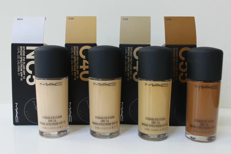 MAC Studio Fix Fluid Foundation SPF15 *CHOOSE YOUR SHADE* 1oz /30ml New In Box - Image 1 of 1