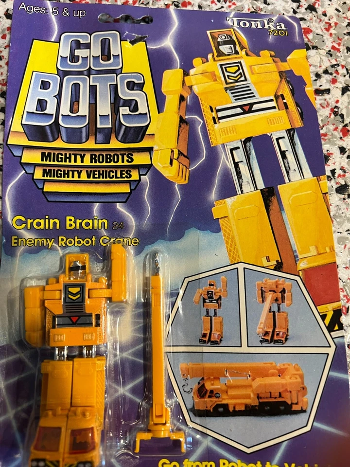 Crain Brain Enemy Robot Crain Tonka Go Bots GoBots Sealed - Image 1 of 1