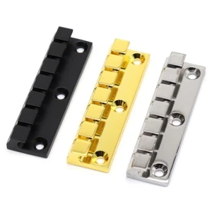 6 String Electric Guitar Bridge Fixed Tailpiece Bridge Plate for SG Guitar - Picture 1 of 11