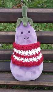 Red & White Striped Tube Top Sweater For Small Peanut and Bean Plushies - Picture 1 of 7