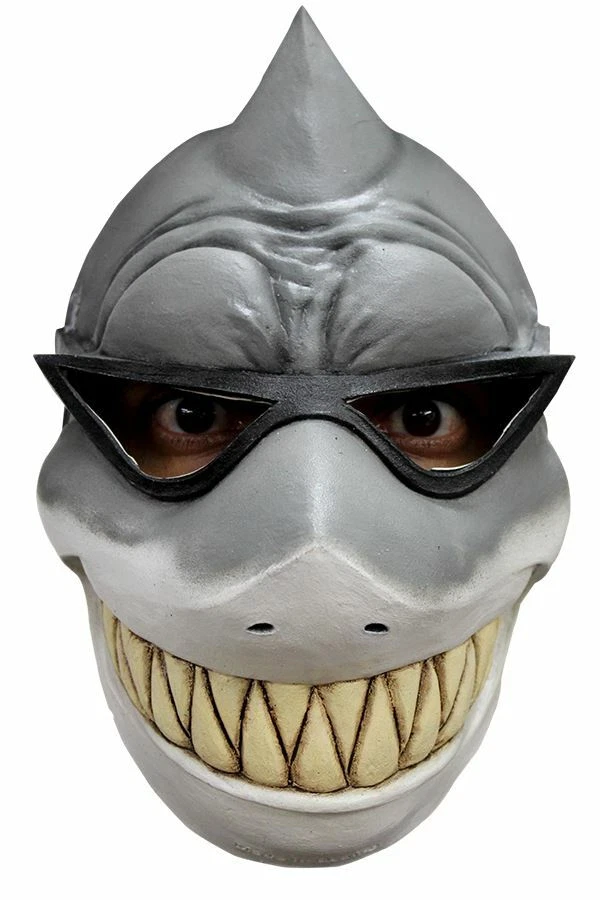 COOL SHARKY LATEX CHARACTER FACE MASK - Image 1 of 1