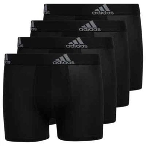 Adidas L128639 Boys Black 4-Pack Performance Boxer Briefs Size M - Picture 1 of 5